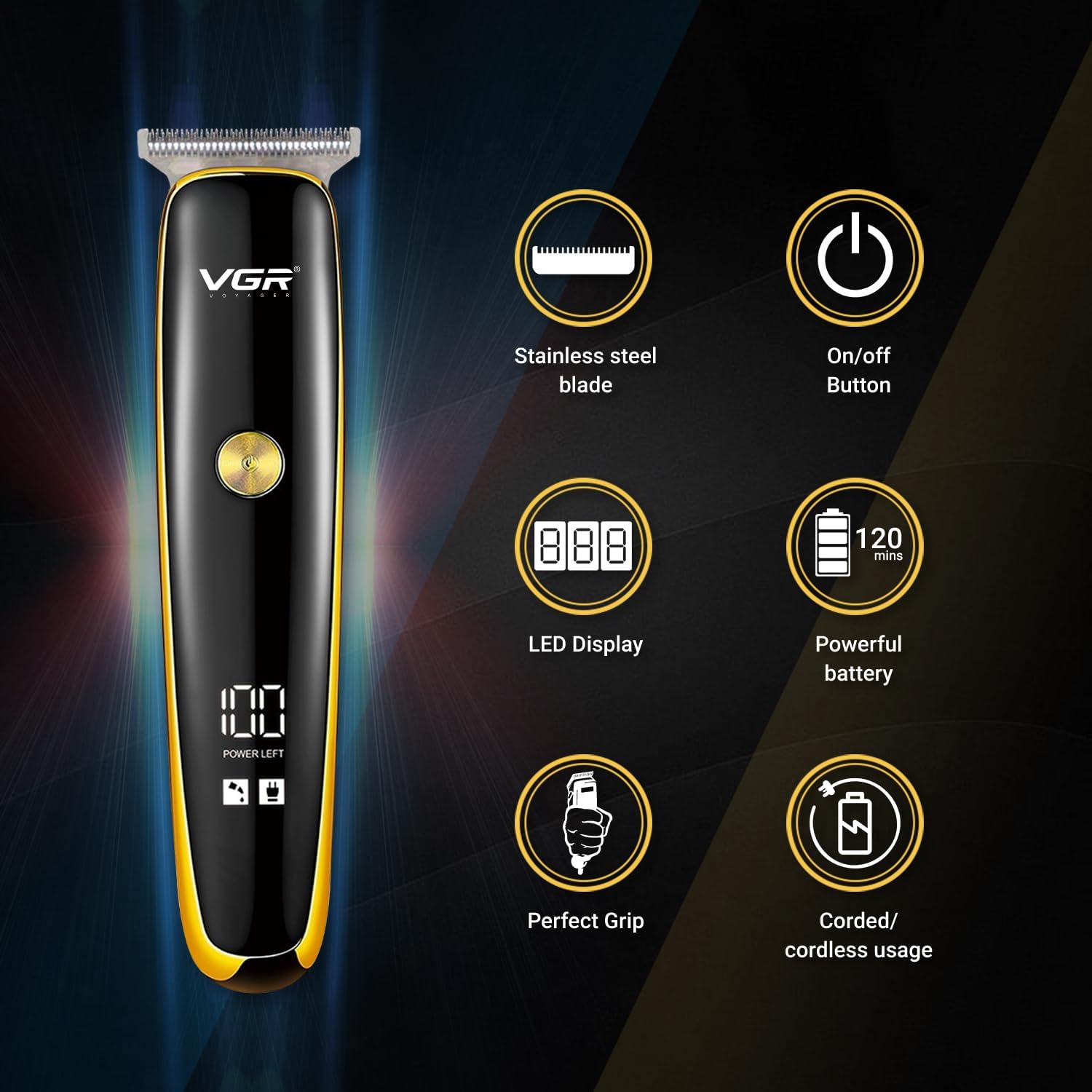 VGR V-966 Professional Hair Trimmer