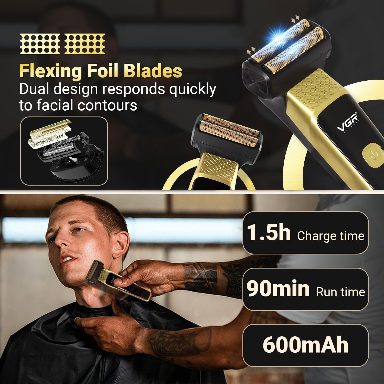 VGR V-366 Electric shaving machine