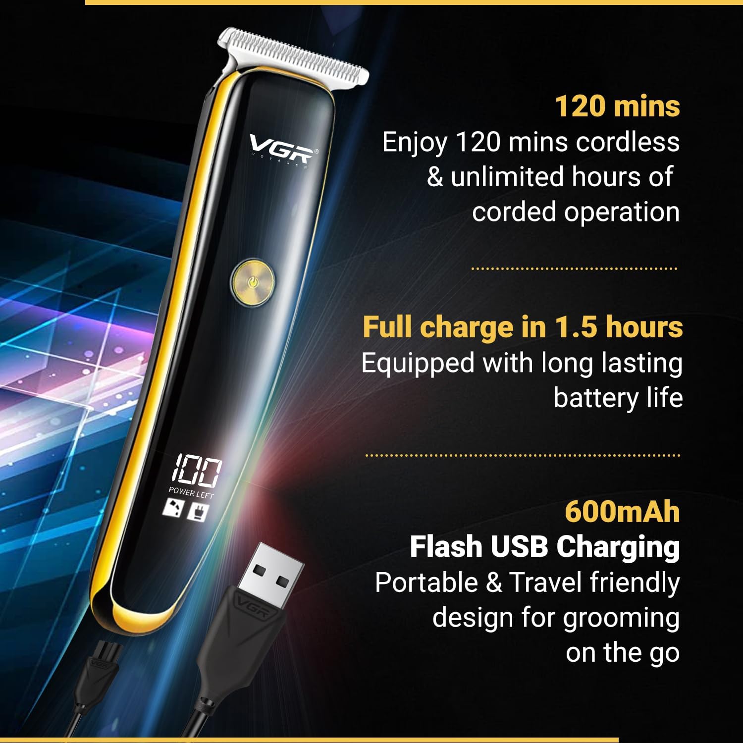 VGR V-966 Professional Hair Trimmer