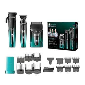 V-694 Professional Salon Quality Rechargeable Combo Kit Multicolor