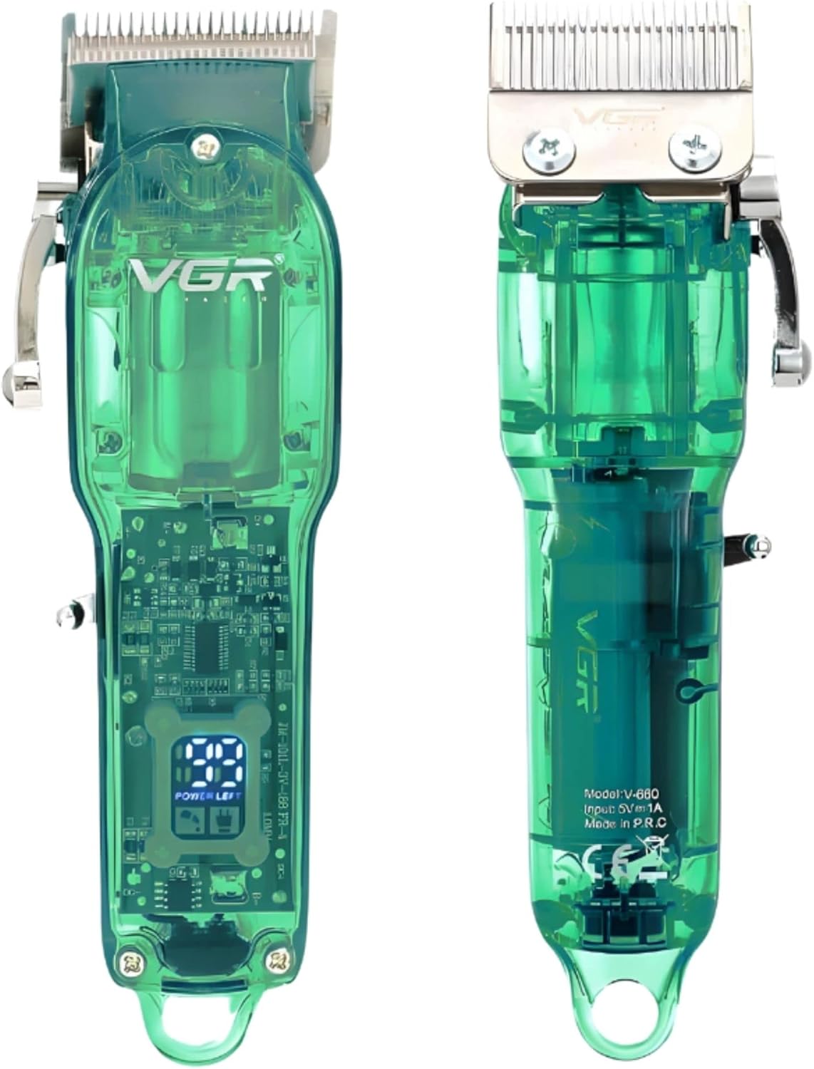 VGR V-660 Professional Rechargeable cordless Hair Clipper with Self Sharpening Blades Multicolor