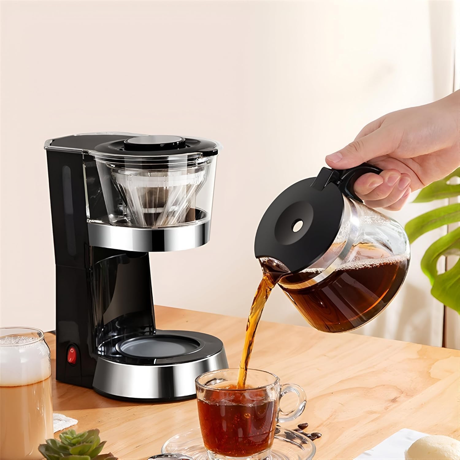 DSP Coffee Maker 800W Black – KA3063