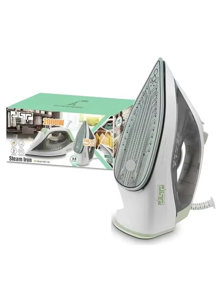 DSP KD1135 – 2000W Steam Iron with Ceramic Soleplate