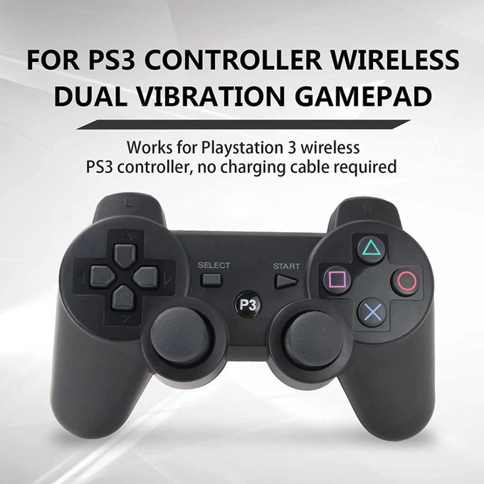 DualShock 3 Wireless Controller for PlayStation 3 – Bluetooth Gamepad with Six-Axis Motion & Vibration