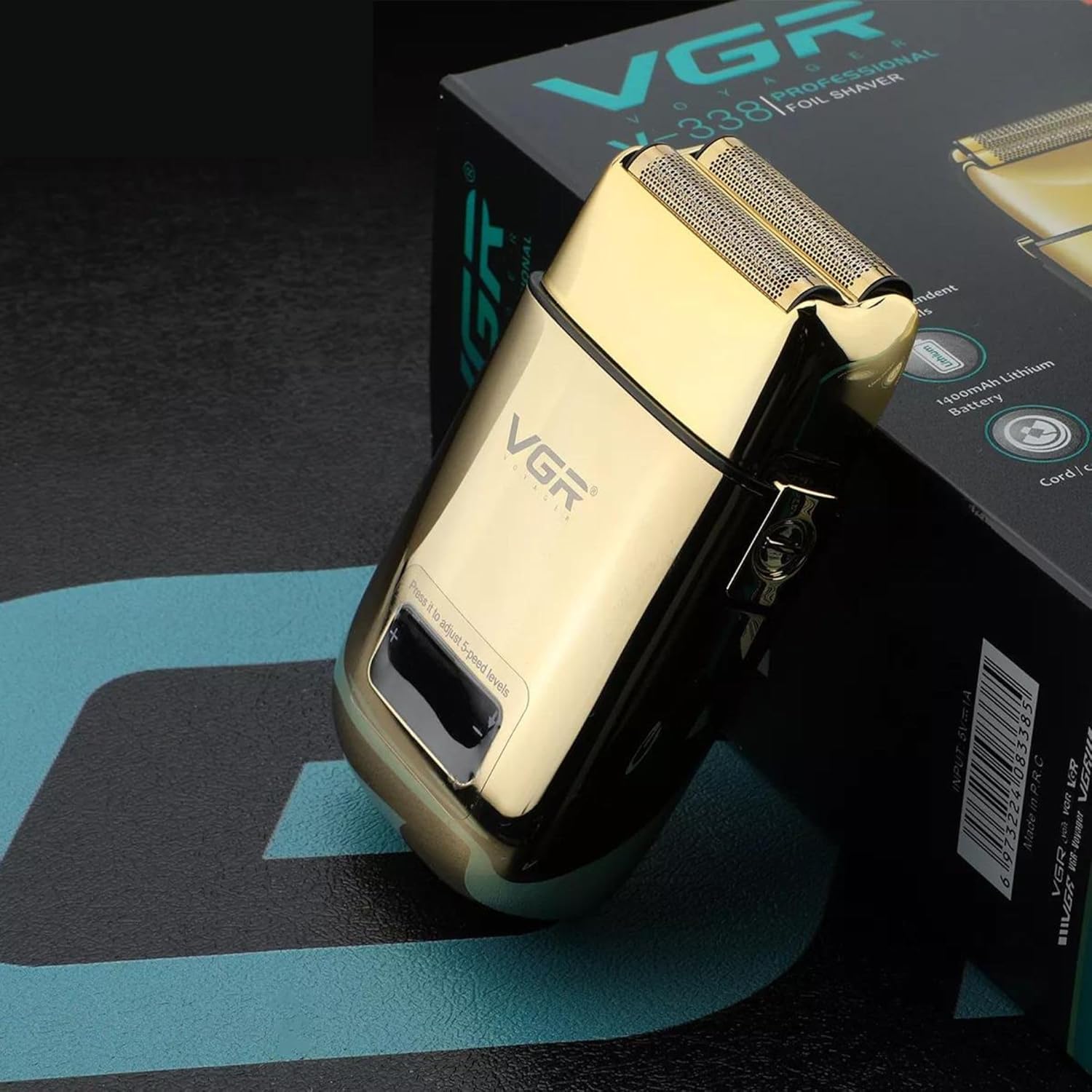 Vgr V-338 Professional Rechargeable Shaver (GOLD)