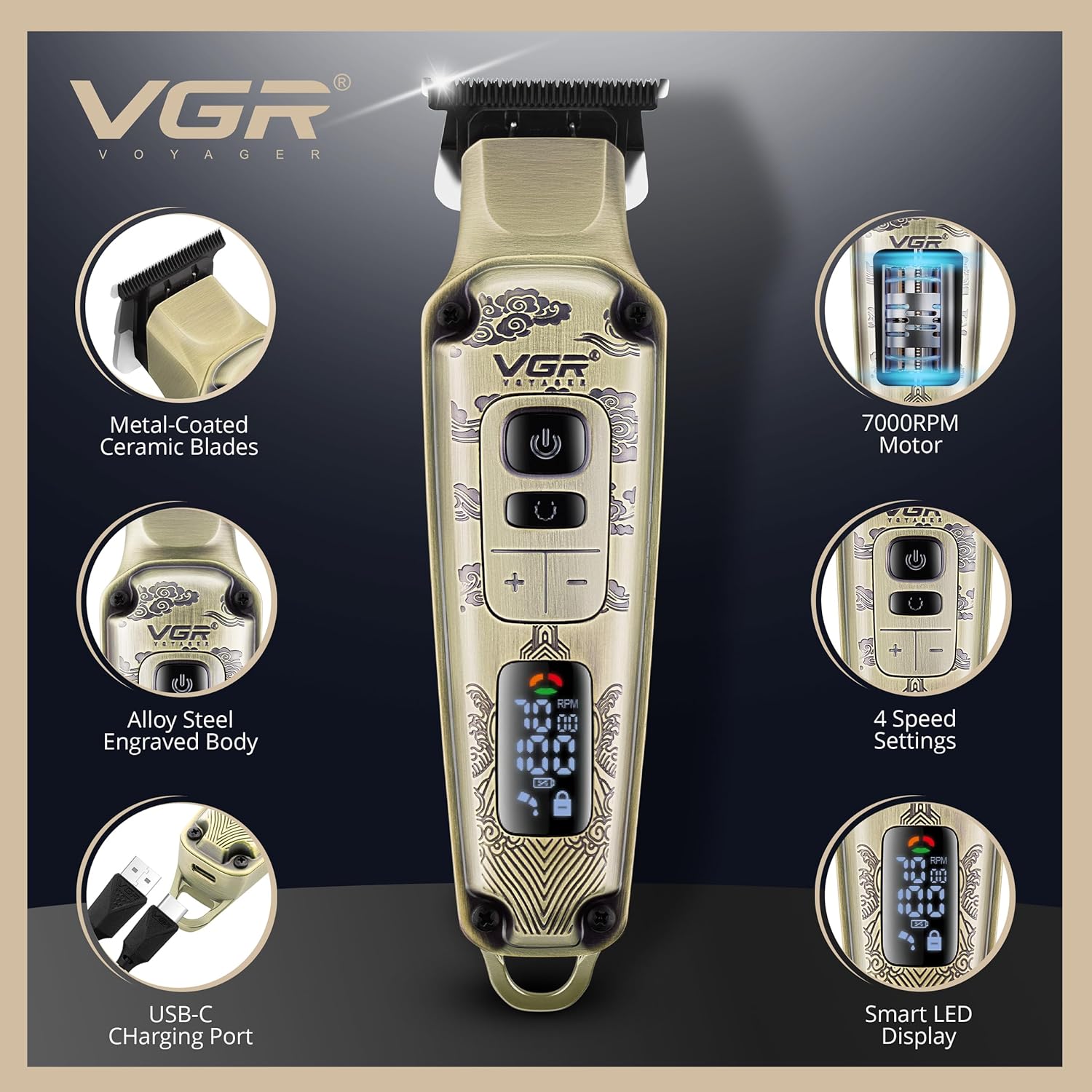 VGR v-901 Electric shaving machine