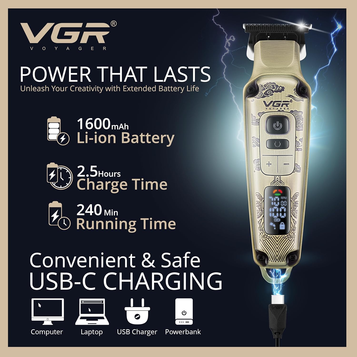 VGR v-901 Electric shaving machine