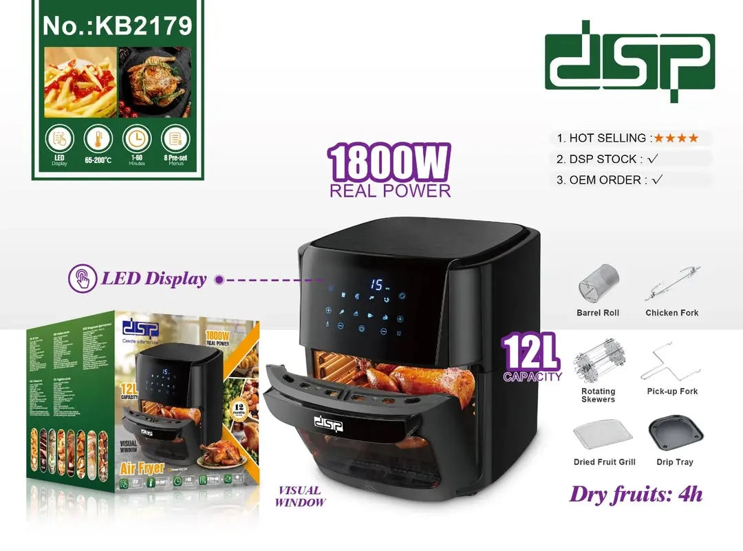 DSP 12L Air Fryer - KB2179