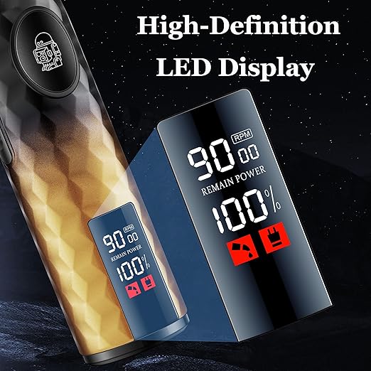 KEMEI KM-1782 Professional Cordless Hair Clipper – 2600mAh Battery, 9000 RPM Motor, LED Display, 6 Guide Combs  Product Praise:  Built for performance and comfort,