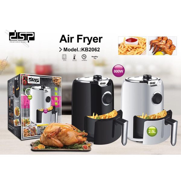 Dsp Air fryer KB2062 800W 2.5L black