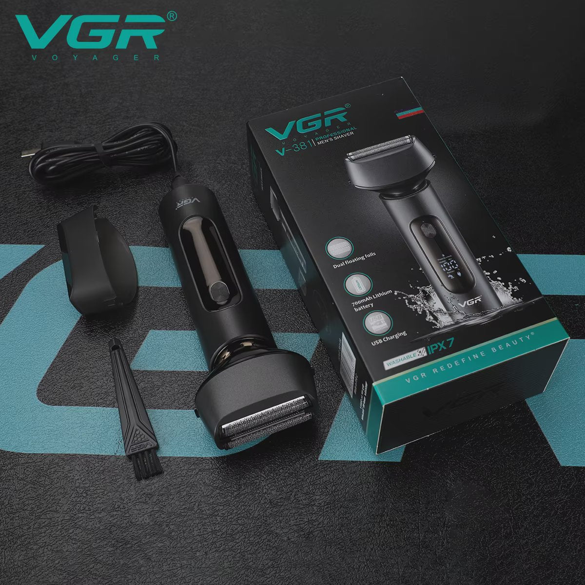 VGR V-381 Professional Beard Straightener