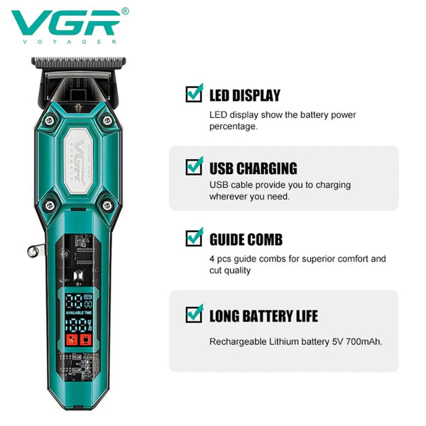 VGR V-600 Professional Hair Clipper