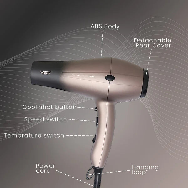 VGR V-463 Professional Hair Dryer