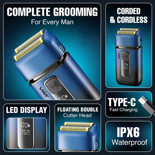 VGR V-362 Super Trim Professional Foil Shaver
