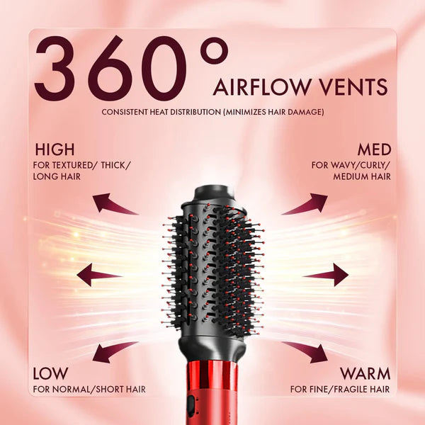 VGR V-488 Professional 8-in-1 Hot Air Brush