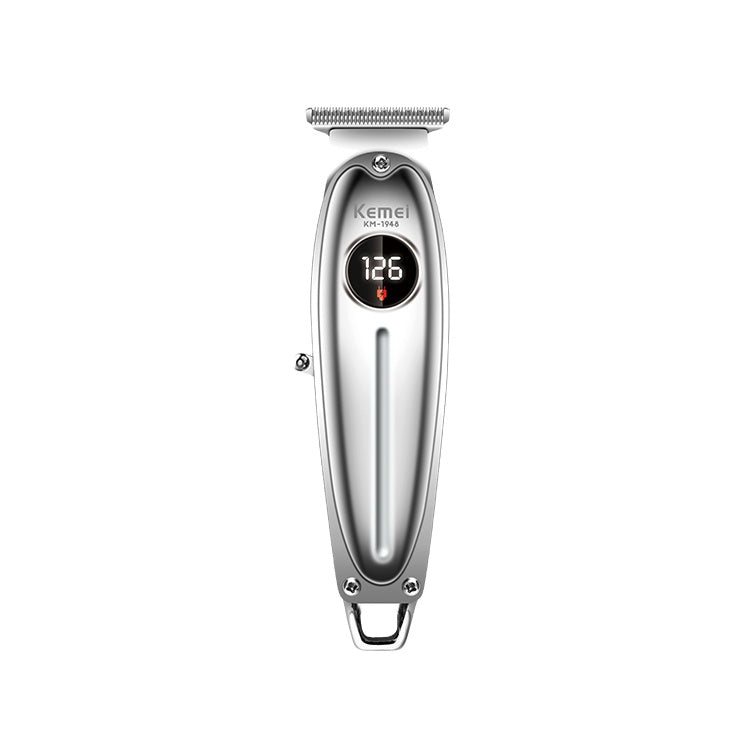 Kemei KM-1948 Rechargeable Hair Clipper for Men – Stainless Steel Blade, Dry Use, 1-Speed, Battery Powered