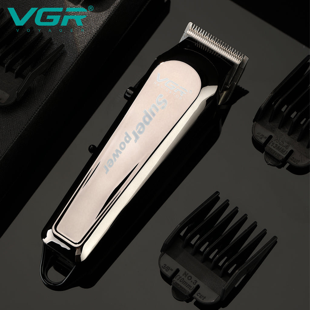 VGR V-060 Hair Clipper Set – Rechargeable, Stainless Steel Blades,