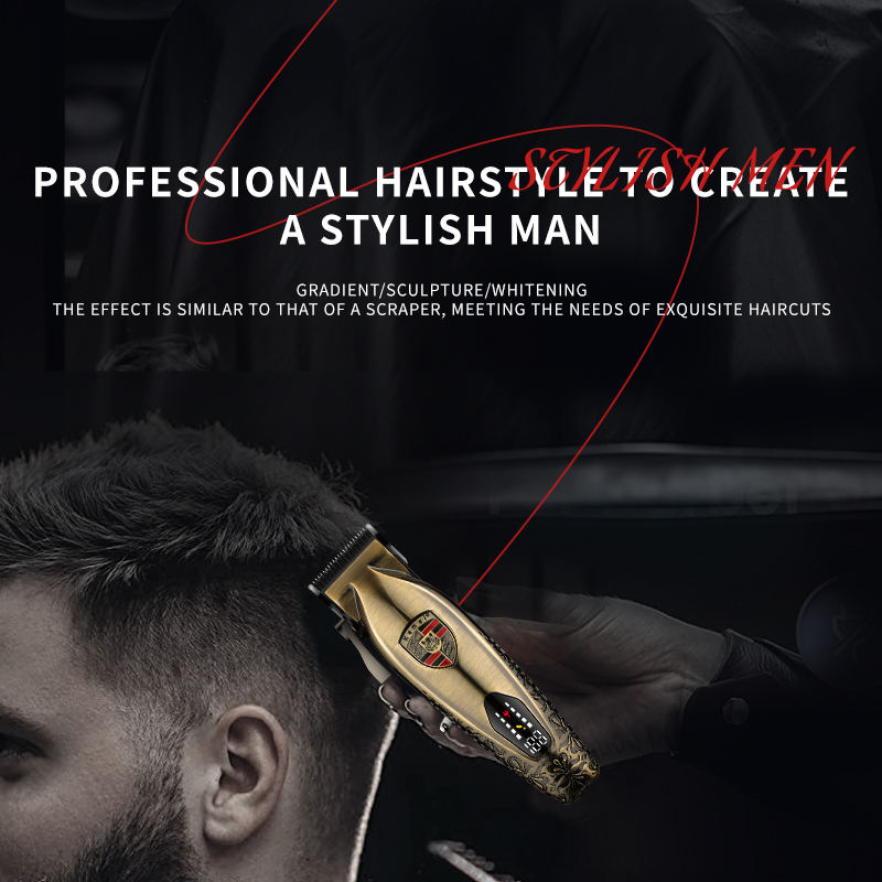 Kemei KM-2230 Professional Cordless Hair Clipper – Rechargeable, Stainless Steel Blades, Powerful Motor