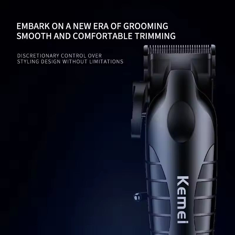 KEMEI KM-2290 Professional Hair Clipper – 2000mAh Battery, 350min Runtime, LCD Display, Waterproof, USB & Electric
