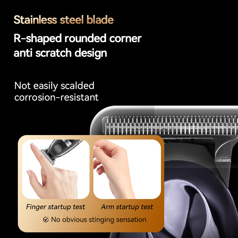Kemei KM-1742 Professional Hair Clipper – Cordless Rechargeable LED Display Beard & Hair Trimmer
