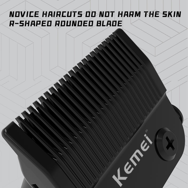 KEMEI KM-PG2290D Cordless Electric Hair Clipper – 2000mAh Battery, 10W Power, LED Display, USB Charging