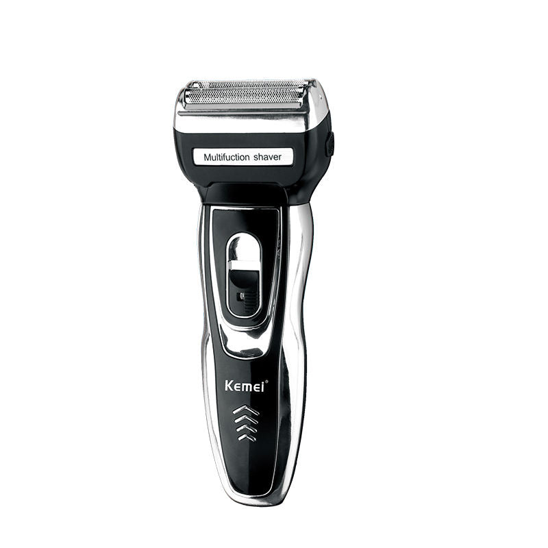 Kemei KM-5558 Multi-Function Shaver for Men – 3 Heads, High-Speed Motor, Dry Use, Friendly Design