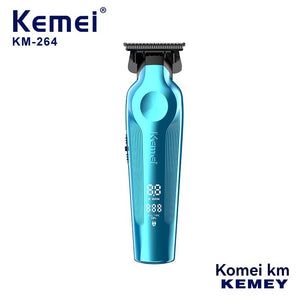 Kemei KM-264 Professional Hair Trimmer – Cordless, Multi-Functional Grooming Kit with Precision Blades and Attachments