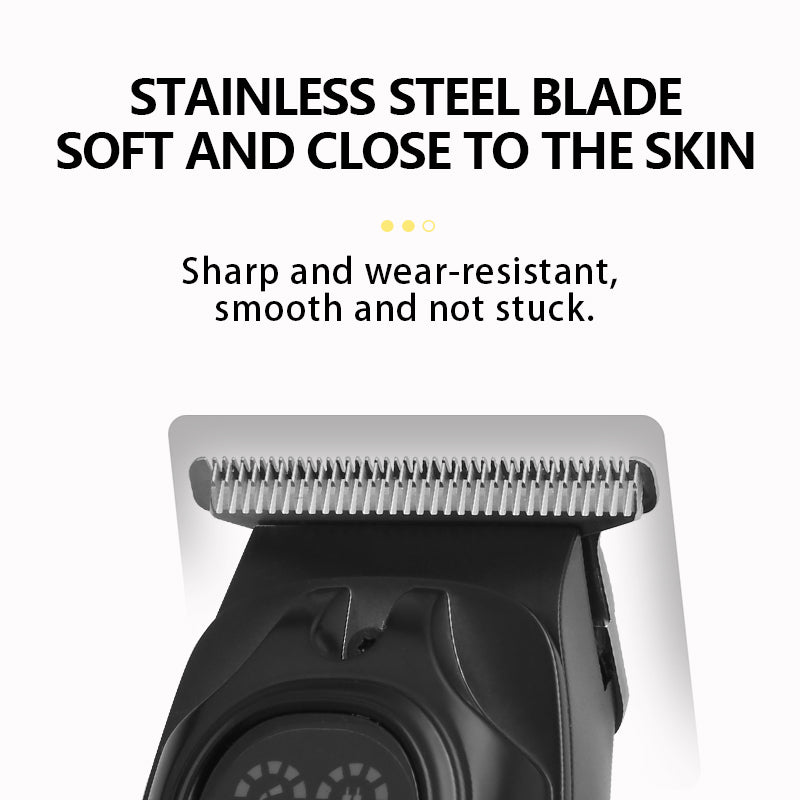 Kemei KM-1675 Professional Hair Clipper – LCD Display, USB Rechargeable, 1800mAh Battery, Adjustable Cutting Lengths