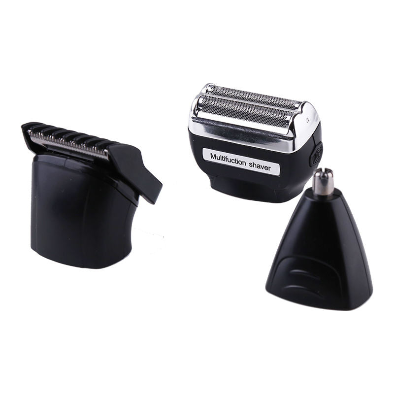 Kemei KM-5558 Multi-Function Shaver for Men – 3 Heads, High-Speed Motor, Dry Use, Friendly Design