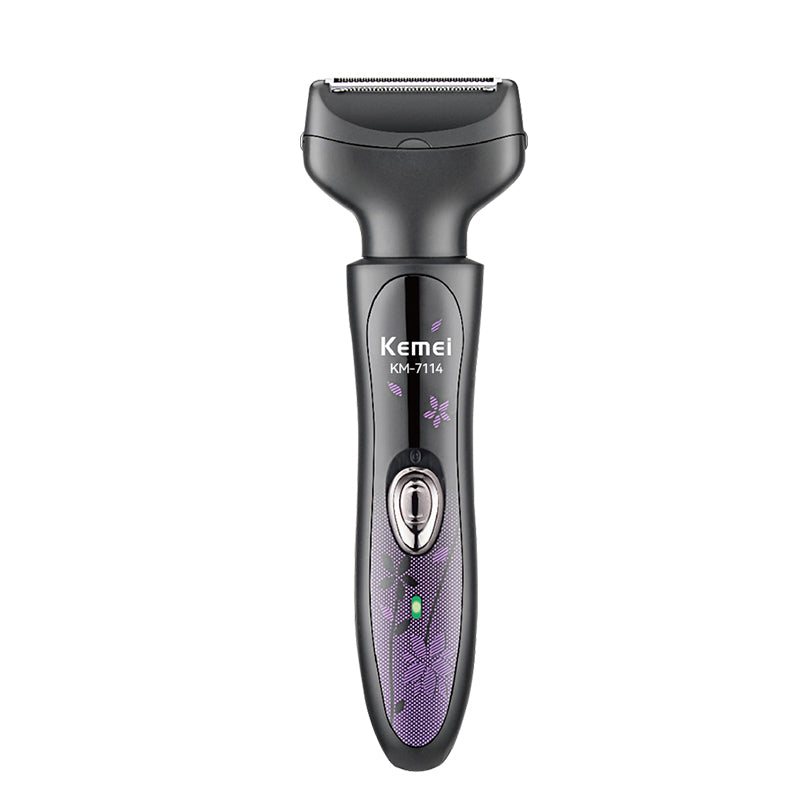 Kemei KM-7114 Women Epilator – Painless Multifunction Hair Remover, Battery Powered