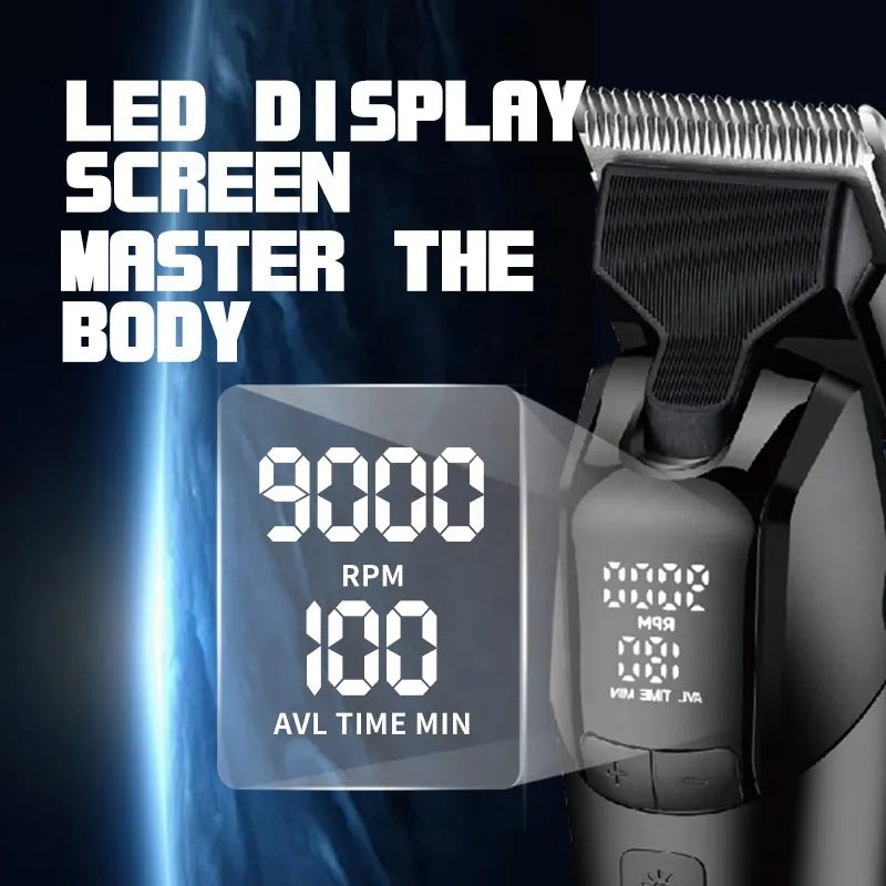 Kemei KM-1858 3-in-1 Electric Grooming Kit for Men – Precision Trimmer, Foil & Body Shaver, Skin-Friendly Design