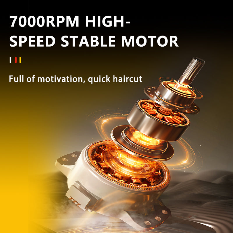 Kemei KM-1781 Professional Hair Clipper – LCD Display, 2000mAh Battery, Adjustable Cutting Lengths, Fast Charging