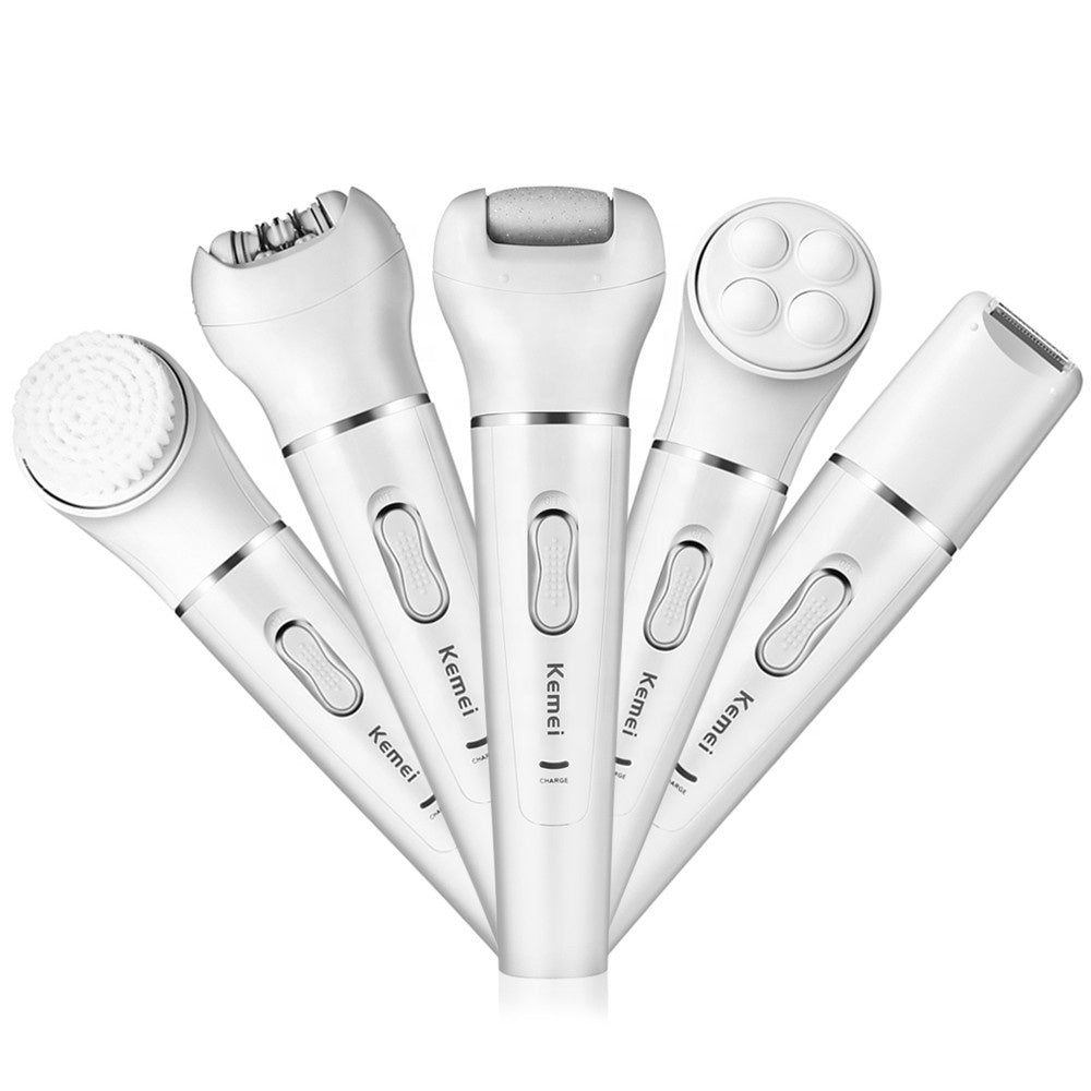 Kemei KM-2199 Multicolor Grooming Combo – Full Body Wash, Safe & Easy Use, Women