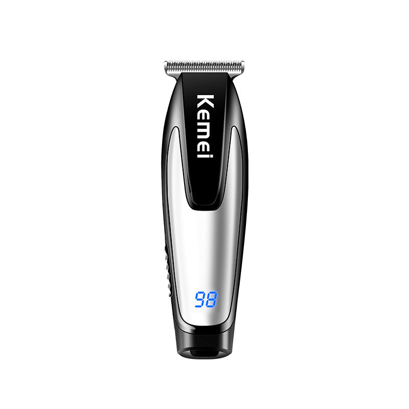 KeMei KM-225 Rechargeable Triple Blade Hair & Beard Trimmer – USB Electric Clipper for Men