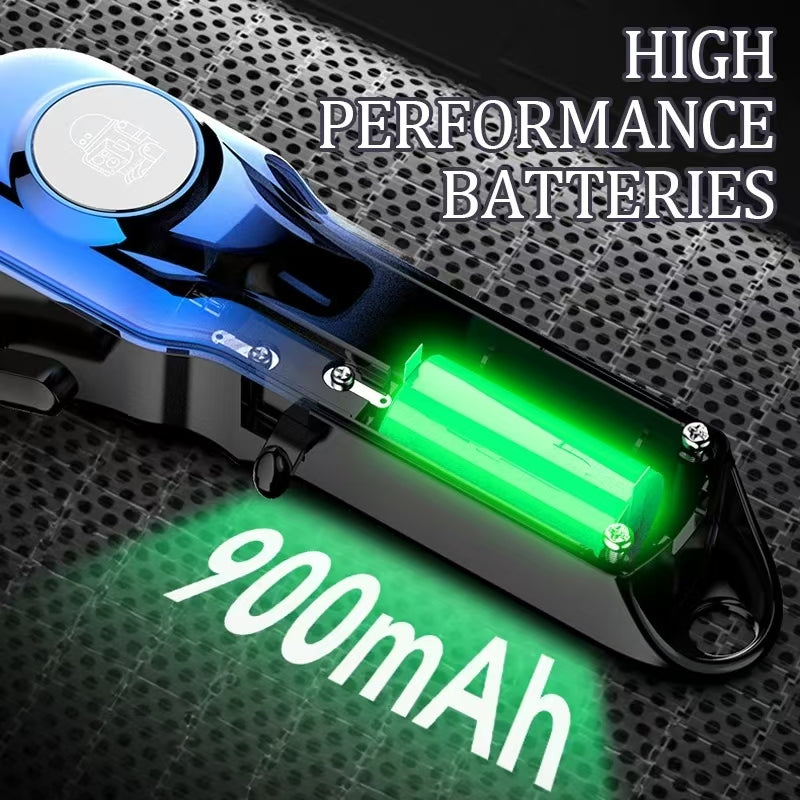 Kemei KM-234 Cordless Electric Hair Clipper – Stainless Steel Blade, LCD Display, Adjustable Cutting Lengths