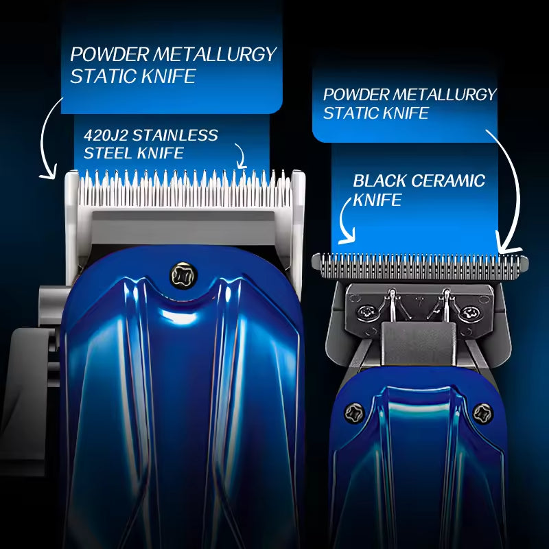 Kemei KM-2217 Professional Hair Clipper – USB Rechargeable, 10W High Power, Long Runtime