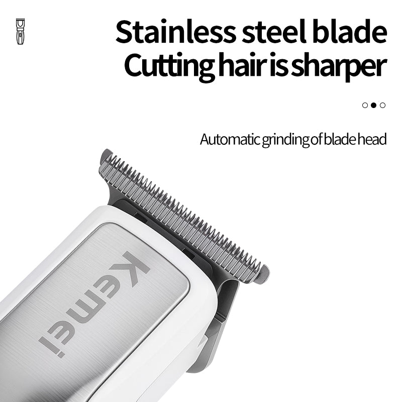 KEMEI KM-289 Professional Hair Clipper – Cordless, 600mAh Battery, Adjustable Speeds, Fast Charging, Stainless Steel Blade