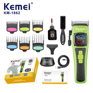 Kemei KM-1862  Waterproof Foil Shaver for Men – Twin Blade, 2000mAh USB Rechargeable