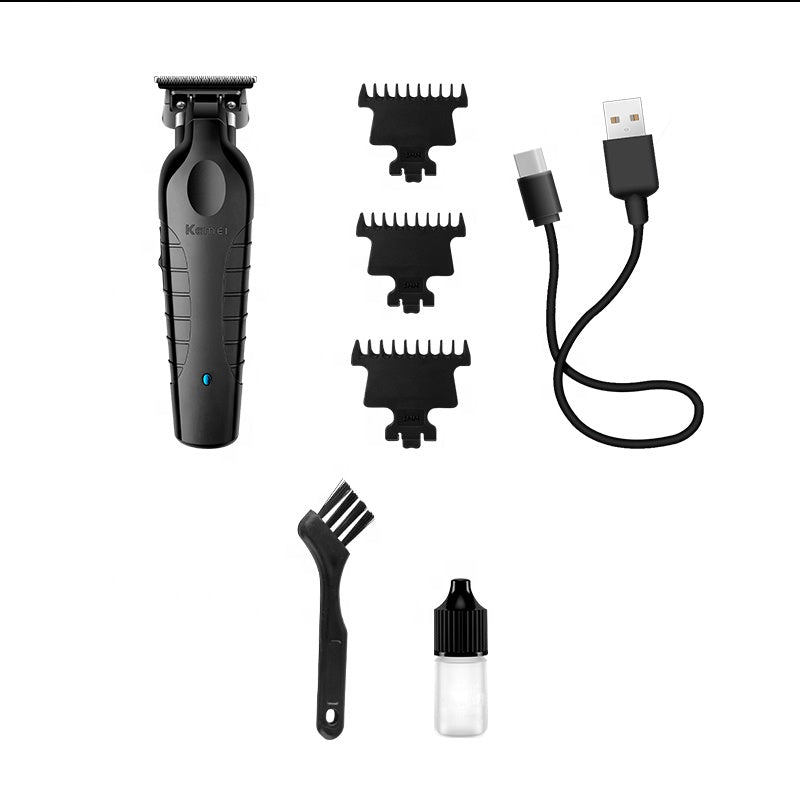 Kemei KM-2299 Professional Cordless Hair Clipper for Men – T-Blade, USB Rechargeable, Quiet Motor