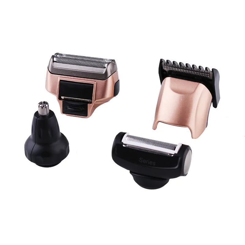 Kemei KM-1622 Men’s Rechargeable Hair Clipper – 5-Speed Rotary & Foil Head Shaver with Stainless Steel Blades