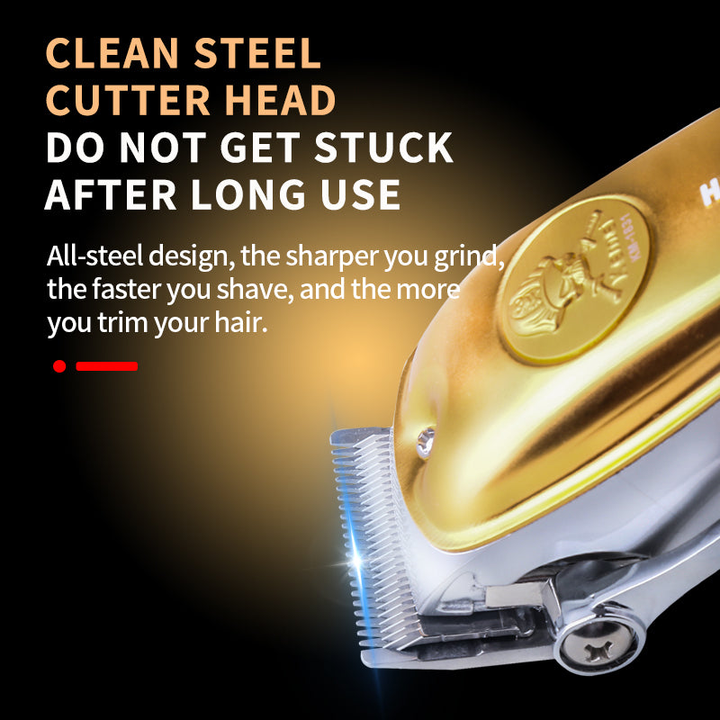 Kemei KM-1831 Professional Waterproof Hair Clipper USB Charging