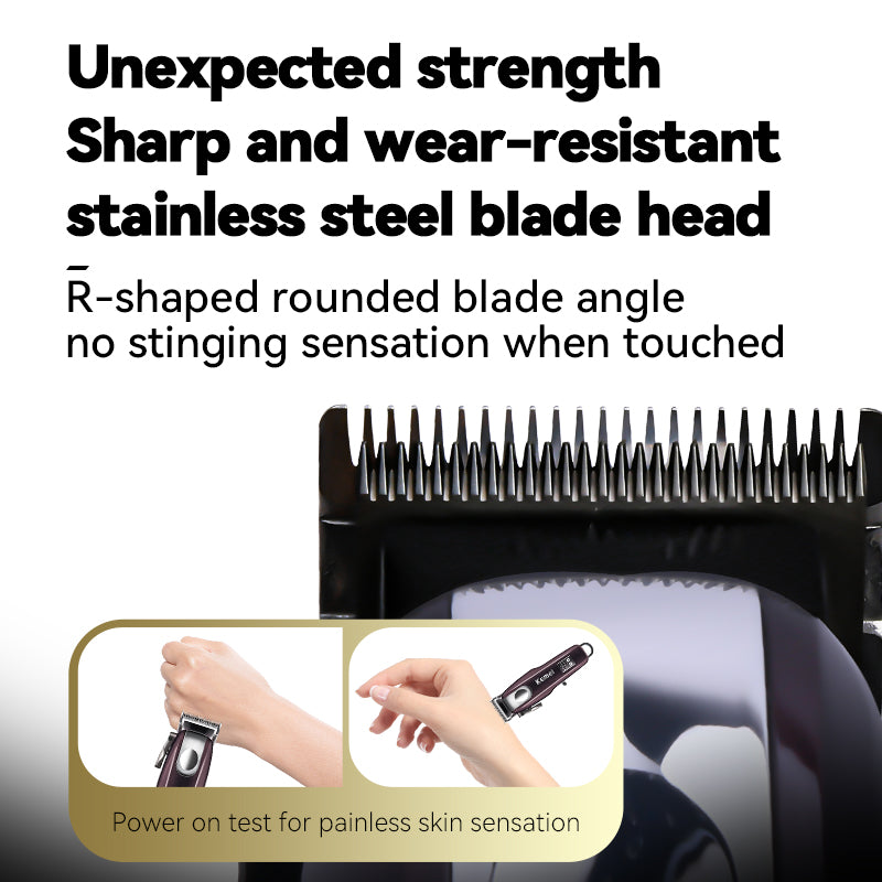 Kemei KM-8526 Professional Hair Clipper – 2000mAh Battery, Adjustable Lengths, Fast Charging, M