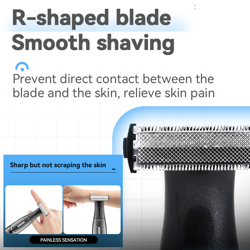 Generic KM-1903 Beard Trimmer – Wireless, Sharp Blades, Ergonomic Metal Design, Includes Cleaning Brush