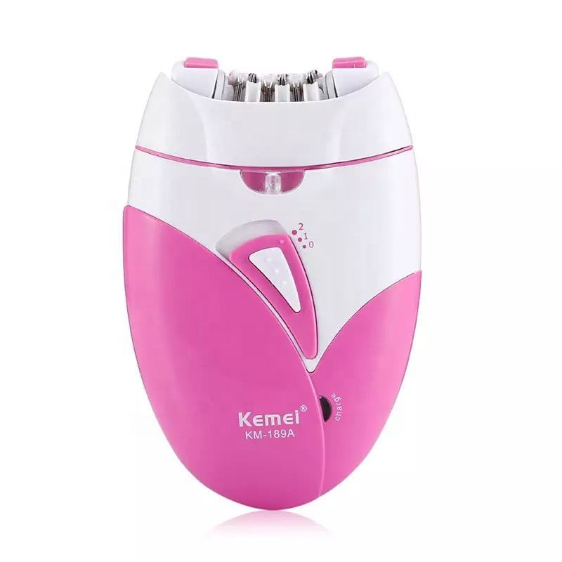 Kemei KM-189A Lady Electric Hair Remover – Portable, Rechargeable, Multi-Plug