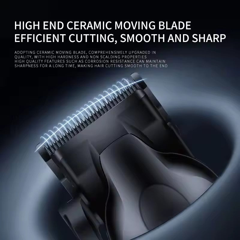 KEMEI KM-2290 Professional Hair Clipper – 2000mAh Battery, 350min Runtime, LCD Display, Waterproof, USB & Electric