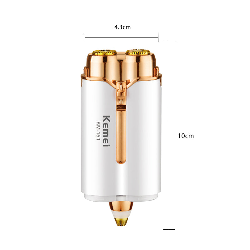 Kemei KM-151 Women Epilator – Painless Multifunction Facial & Body Hair Removal Device