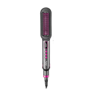Kemei KM-2263 Professional Hair Curler – 5 Temperature Settings, Ceramic Cone Barrel, Safety Stand – Black