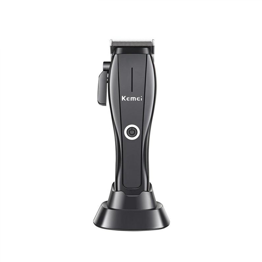 Kemei KM-2286 Professional Hair Clipper – USB Powered, Stainless Steel + DLC Blade, 6W High Power, Private Mold Design