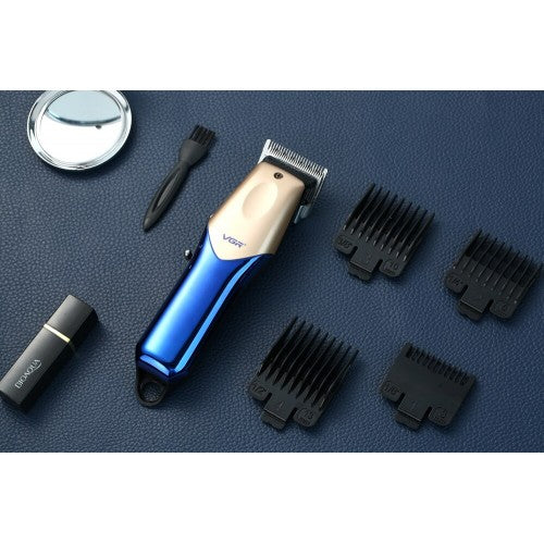 VGR  V-162 Hair Beard Trimmer Rechargeable Electric Clipper For Men Gold/Blue