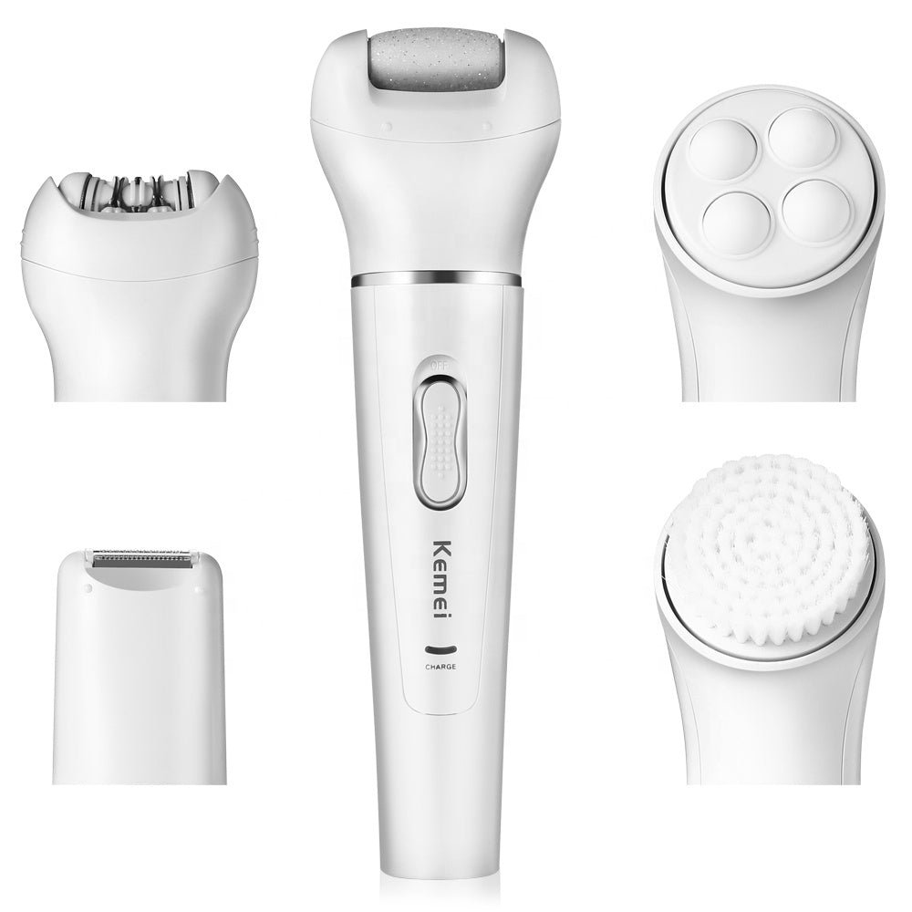 Kemei KM-2199 Multicolor Grooming Combo – Full Body Wash, Safe & Easy Use, Women